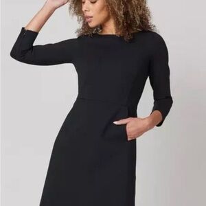 SPANX Black Long Sleeve Classic Dress